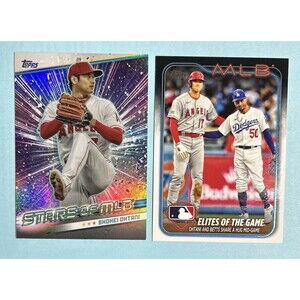 2024 Topps Series 1 - Stars of MLB #SMLB-21 Shohei Ohtani& #138 Elites w/Mookie
